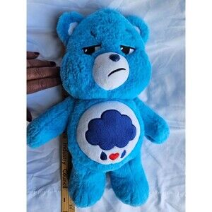 Care Bear Blue Rain Plush GRUMPY Stuffed Animal  2020 13”